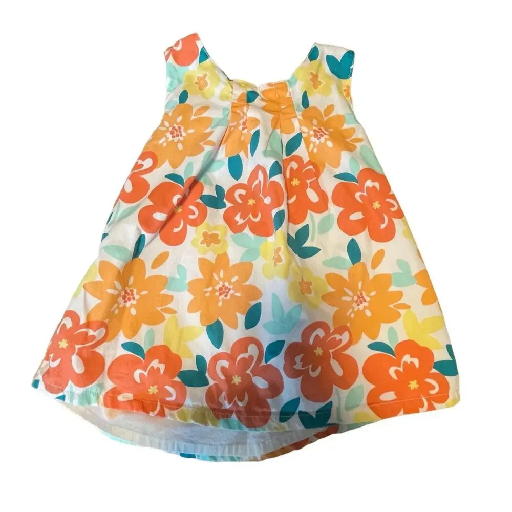 Gymboree Bright Floral Cotton Sundress Girls Size 5